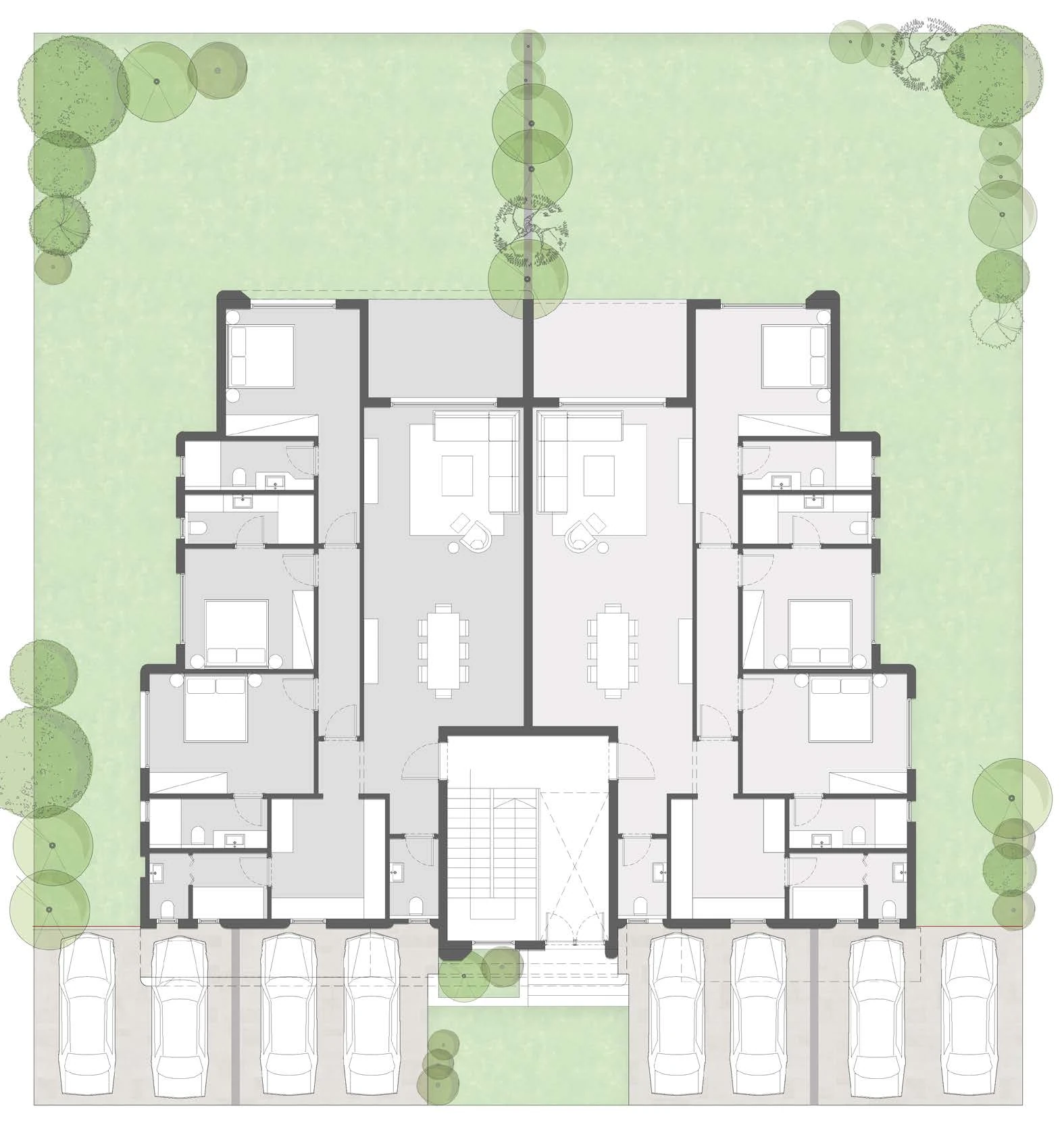 97 Hills 37 Family Home 01 & 02 Ground floor plan