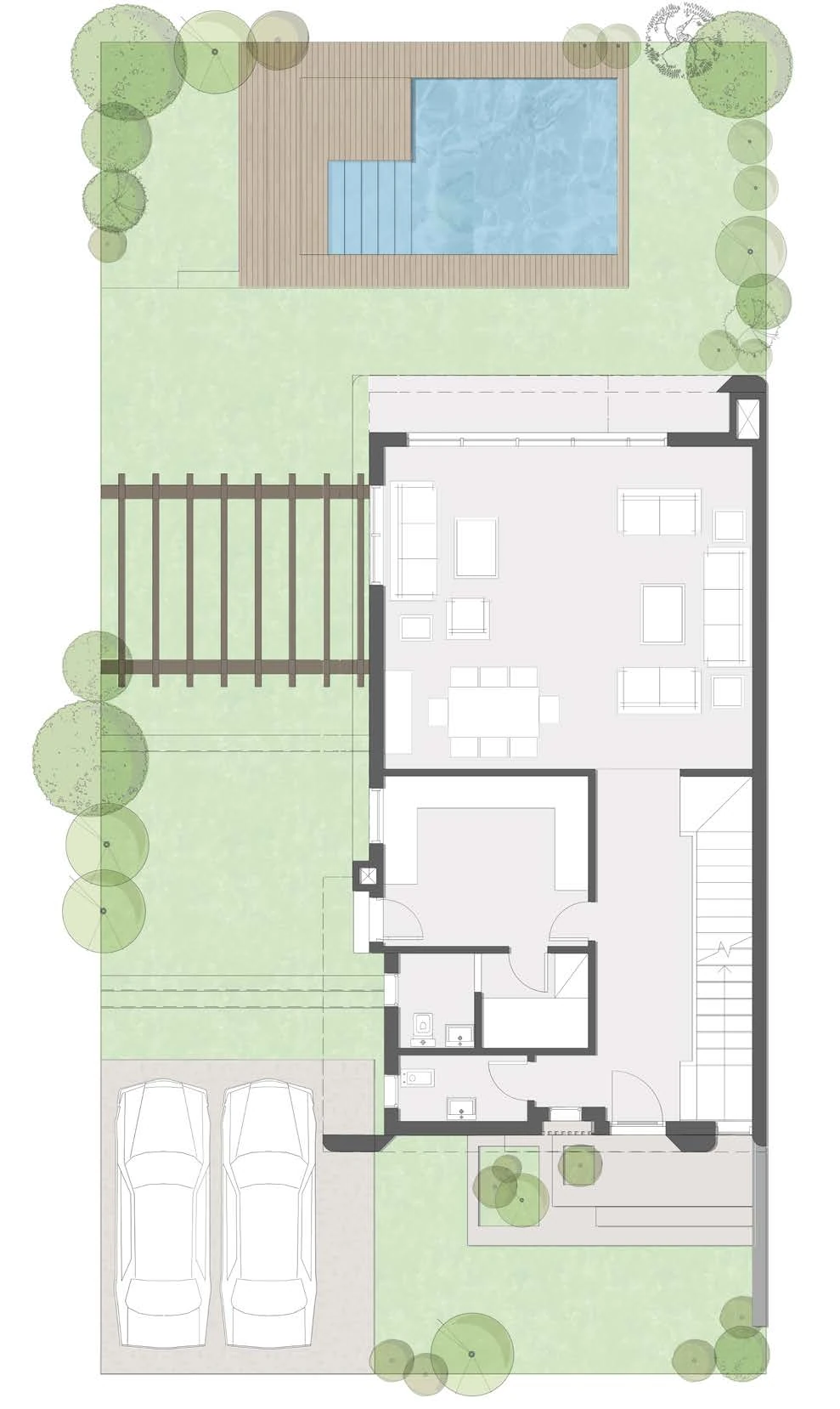 97 Hills 25 Standalone Villa C Ground floor plan