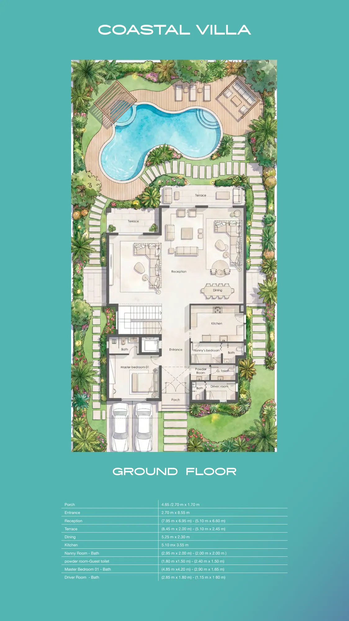 Coastal Plan architectural visual at Hacienda Ras El Hekma