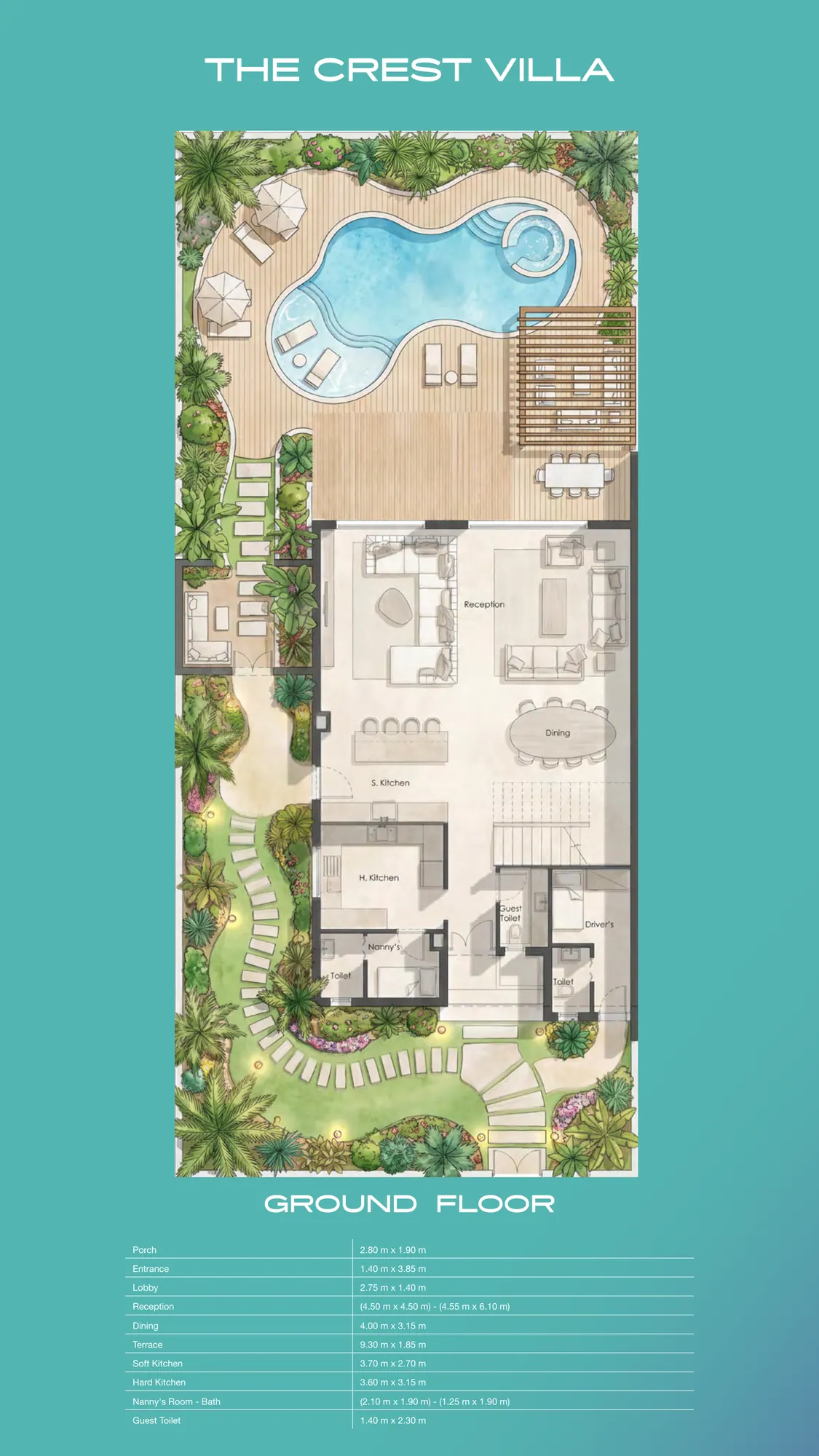 Crest Plan architectural visual at Hacienda Ras El Hekma