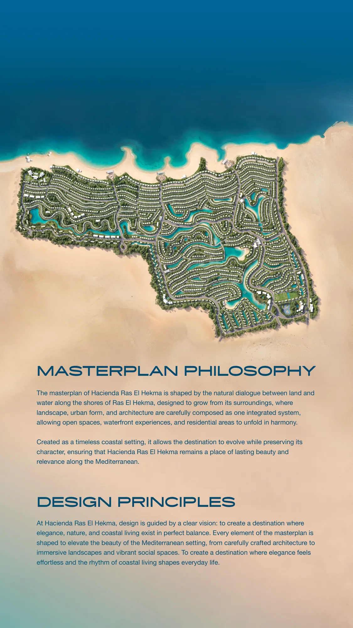 Overall master plan of Hacienda Ras El Hekma