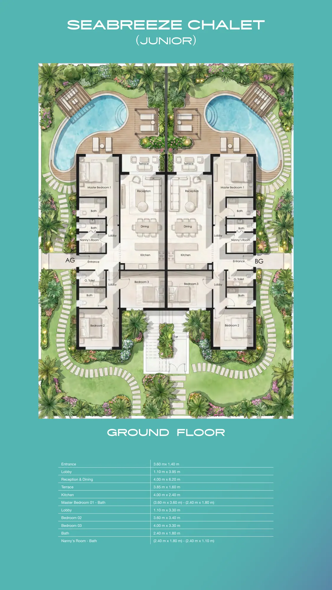 Junior Plan architectural visual at Hacienda Ras El Hekma